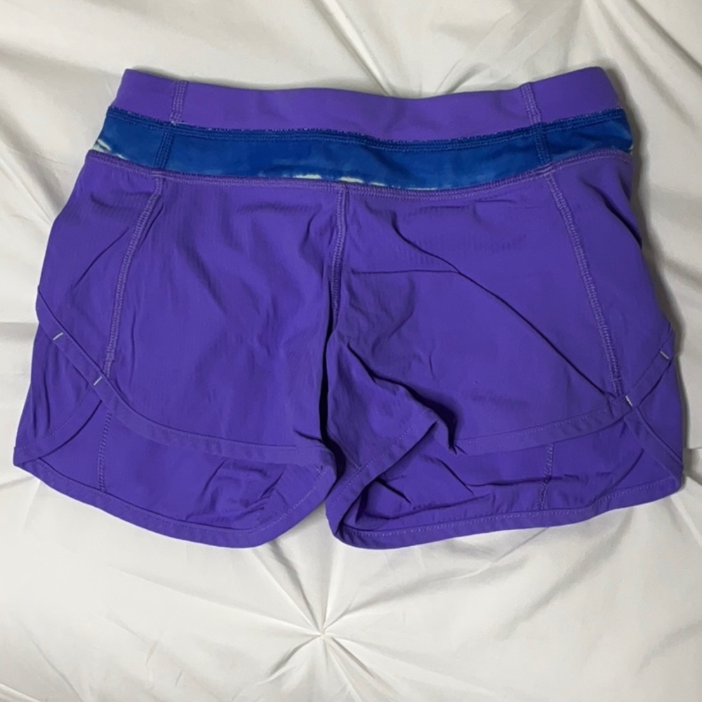 Women's Purple Athletic Shorts